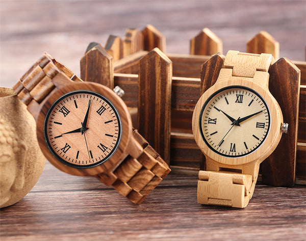 YISUYA Minimalist Full Wood  Watches - lazoneshop