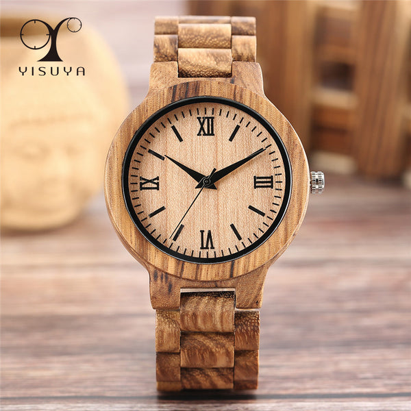 YISUYA Minimalist Full Wood  Watches - lazoneshop