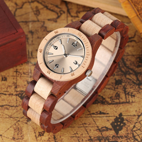 YISUYA Minimalist Full Wood  Watches - lazoneshop